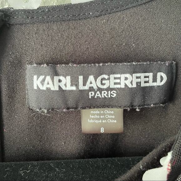 Karl Lagerfeld 3D Floral-Applique Sheath Dress - Picture 5 of 7